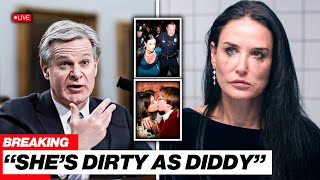 FBI Lists Demi Moore as Key Abuser After Diddy at Diddys Party [upl. by Asylla]