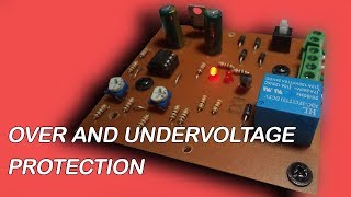 Over And Under voltage Protection System Using LM358 OpAmp [upl. by Ripleigh269]