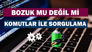 Laptop Pil Ömrü Sorgulama Bozuk mu Değil mi [upl. by Adrea]