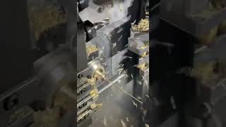 Machining a part to show Swiss lathe capabilities [upl. by Slater]