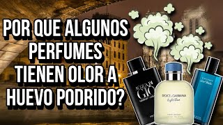 POR QUE ALGUNOS PERFUMES HUELEN MAL a Huevo Podrido [upl. by Zsazsa]