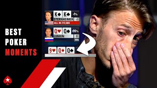 FLOPPING QUADS The best feeling in Poker ♠️ Best Poker Moments ♠️ PokerStars [upl. by Frederic553]