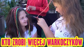 KTO ZROBI WIĘCEJ WARKOCZYKÓW ❓ MICHASIA vs PRZYJACIÓŁKA 😁 MISIA I JA [upl. by Kore810]