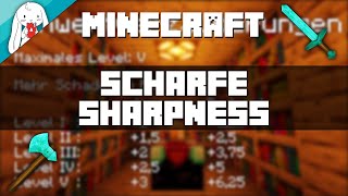 SCHÄRFE  SHARPNESS  Verzauberung erklärt  Schwertverzauberung  Minecraft Tutorial Deutsch CC [upl. by Bannerman]