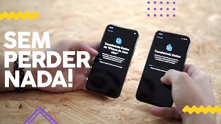 Como transferir seus dados de um iPhone para outro SEM PERDER NADA [upl. by Eornom]