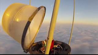 Bulb changing on a 2000 ft tower [upl. by Alley]