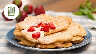 Vegane Waffeln backen  Chefkoch [upl. by Ruberta374]