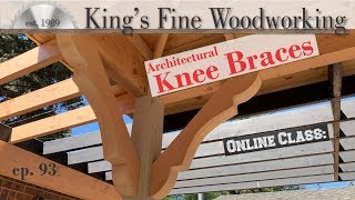 93  DIY Wooden Architectural Knee Braces or Wood Corbels [upl. by Irahs]