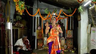 Saraswati Dandakam  Nataraja Prardhana kuchipudi classical dance by NAINIKA RANGAPOOJA [upl. by Aurilia439]