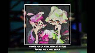 spicy calamari inkantation  squid sisters with intro sped up  reverb [upl. by Arodaeht]