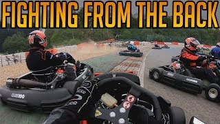 Fighting Through From The Back At Spa Kart Circuit [upl. by Cymbre]