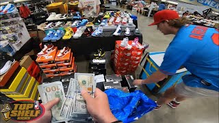 SPENDING 20K AT SNEAKERCON GOT STUCK IN CHICAGO TRIED TO BUY ALL HIS PAIRS WON 99cent AUCTION [upl. by Aicelf86]