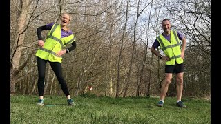 Awesome new junior parkrun warmup routine [upl. by Alleen]