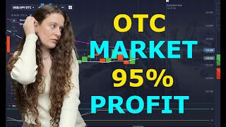 OTC market 95 profit  Pocket Option OTC trading Strategy [upl. by Esmaria]