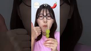 Grapes Stick Vs Spicy Sauce Eating Challengeshortvideo help kindness humanity [upl. by Solenne]