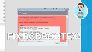 Fix Failure 5616 15299 Verify BCDBootEx  Windows 10 ADK 2004 [upl. by Haziza]