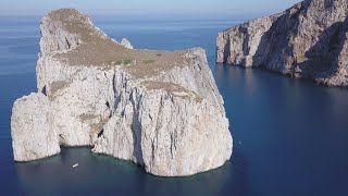 Il faraglione più alto dEuropa  Pan di Zucchero  Sardegna  4K [upl. by Hickey459]