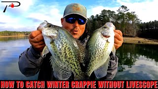 How To Catch Winter Crappie Without Live Scope [upl. by Elram]