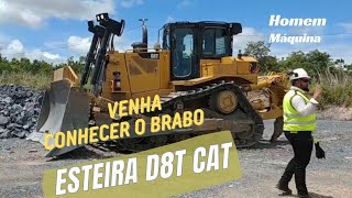 🚨Dica para operador iniciante Como operar o Trator de Esteira CAT D8T  Homem Maquina [upl. by Steady]