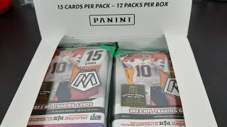 GENESIS HUNTING FULL box of 2022 Mosaic Football cello packs [upl. by Daniala]