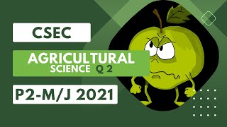 CSEC Agricultural Science Past Paper 2021 Q2 [upl. by Esele678]