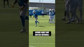 Derwin James and safeties working chargers nfl boltup football nflfootball afc losangeles [upl. by Florine]