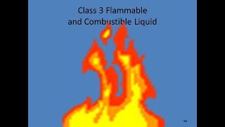 What is a Class 3 Flammable and Combustible Liquid [upl. by Laefar]