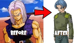 How Future Trunks Body Changed over Years Explained [upl. by Dlawso]