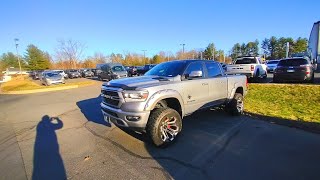 1ST Look At The New 2022 Dodge Ram 1500 BIGHORN BLACK WIDOW EDITION 57LV8 HEMI MDS 8Speed AutoTrans [upl. by Richer]