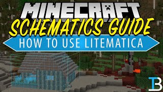 How To Use Schematics in Minecraft Litematica Tutorial [upl. by Chan]