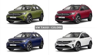 VW TAIGO COLORS  Detailed Comparison [upl. by Pennie]