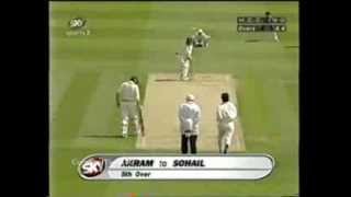 Wasim Akram Vs Aamir Sohail [upl. by Idonna563]