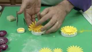 How To Make Wired Gerbera Daisy  Global Sugar Art [upl. by Merideth467]