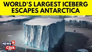 Climate Change  Worlds Largest Iceberg Escapes Antarctica Heading Towards Open Ocean  N18V [upl. by Tenrag]