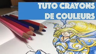 TUTOCOMMENT BIEN COLORIER AUX CRAYONS DE COULEURS [upl. by Juno]