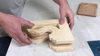 Building a Wood Corbel with Glue and Nailer [upl. by Werra]