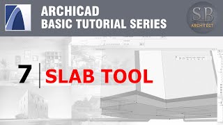 Archicad Basic Tutorial 07  Slab Tool [upl. by Aihsei]