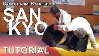 AIKIDO TIPS3 Katatedori SANKYO  Basic Body Mechanics [upl. by Chang98]