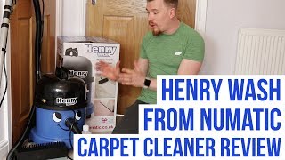 HENRY WASH CARPET CLEANER from NUMATIC  HENRY REVIEWS [upl. by Lev]