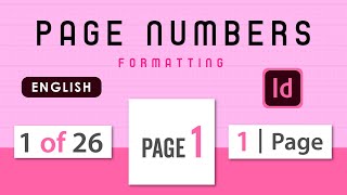 Add Page Numbers Like A Pro In Adobe InDesign [upl. by Akins767]