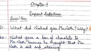 Expert detectives QUESTION ANSWERS complete exercise chapter 6 class 7th english ncert [upl. by Seymour341]