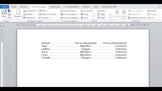 Tabulaciones en Microsoft Word [upl. by Kohsa354]