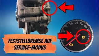 Opel Astra K  Feststellbremse ServiceModus  Manuelle Methode English Sub [upl. by Harrie775]