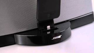 Bose SoundDock III  how to dock the latest iPhone iPod on the system [upl. by Augustin83]