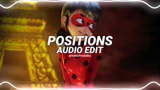 positions  ariana grande edit audio [upl. by Ikkiv]