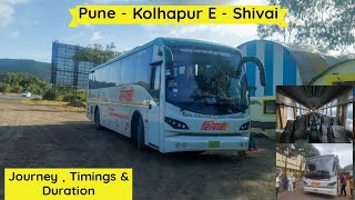 Pune  Swargate   Kolhapur MSRTC new Electric Shivai Bus  Journey amp Timings [upl. by Fish588]