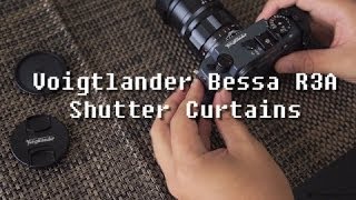 Voigtlander Bessa R3A Shutter Curtains [upl. by Zingale]