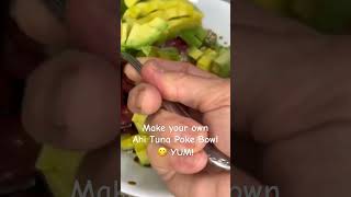 Make your own Ahi Tuna Poke Bowl healthyfoodalternatives gutfriendly foodgradeessentialoils [upl. by Rramal350]