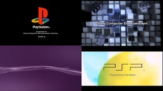 Every PlayStation Startup Screen PS1 PS2 PS3 PS4 PSP VITA 4K 60FPS [upl. by Murdock]