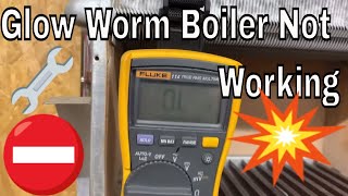 Glow Worm Boiler Not Working  Fault Codes amp Testing  Multi Meter [upl. by Otsuj449]